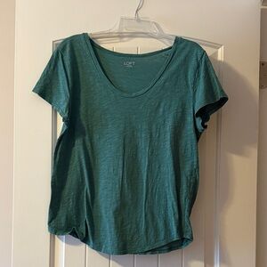 LOFT Teal Short Sleeve Tee
